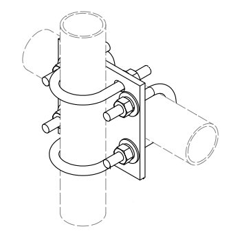 pipe to pipe clamp set