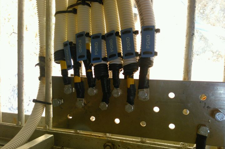 copper ground bar