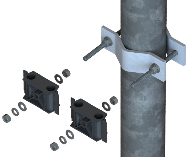 pipe half clamps